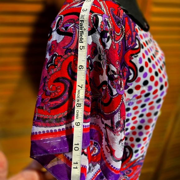 VINTAGE, HANDKERCHIEF BLOUSE - Picture 5 of 11